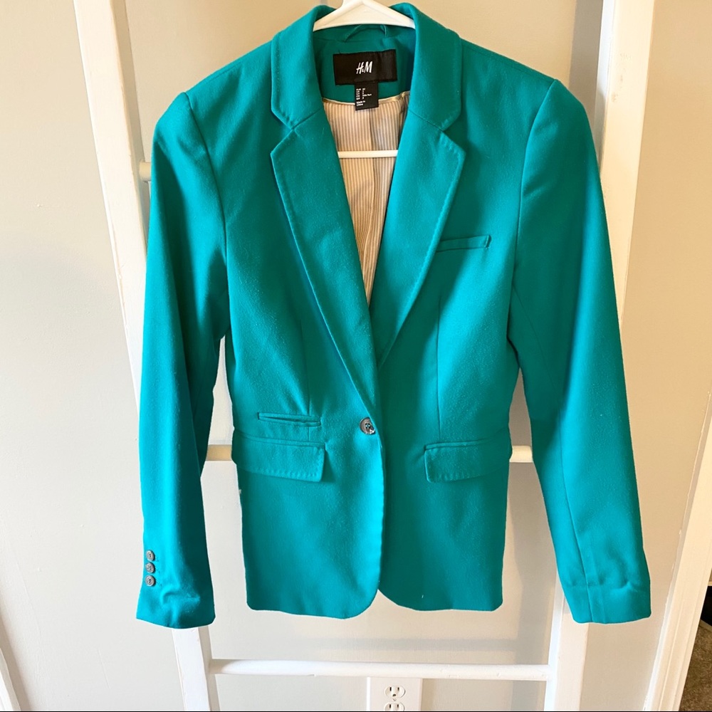 Teal H&M blazer